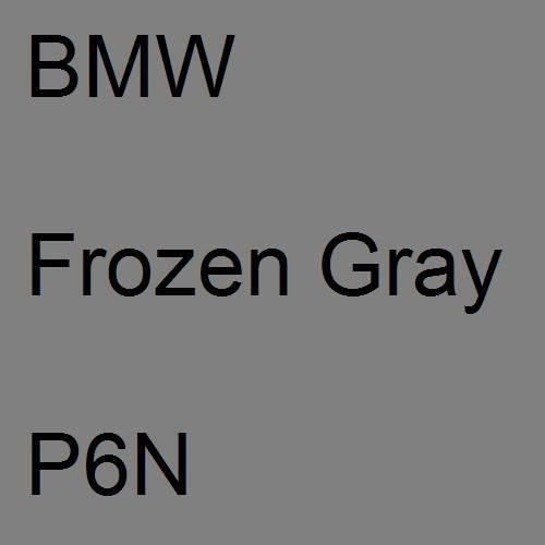 BMW, Frozen Gray, P6N.